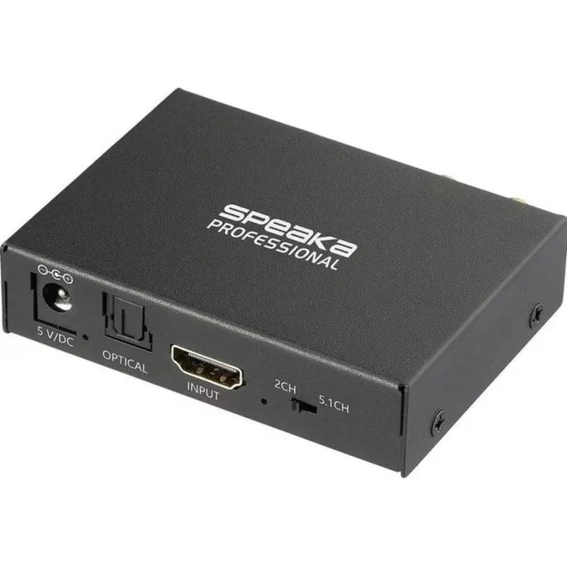 Splitter HDMI SpeaKa Professional SP-HDS-300 4K con estrazione audio