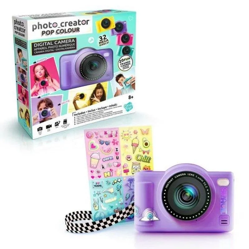 Fotocamera Compatta Canal Toys Photo Creator Pop 32MP Schermo 2,4" Viola