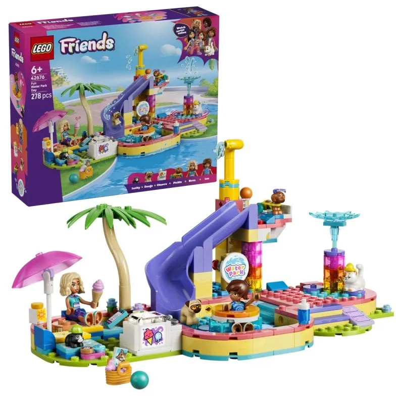 LEGO Friends 42676 Giorno al Parco Acquatico con Nova e Léo 278 pezzi