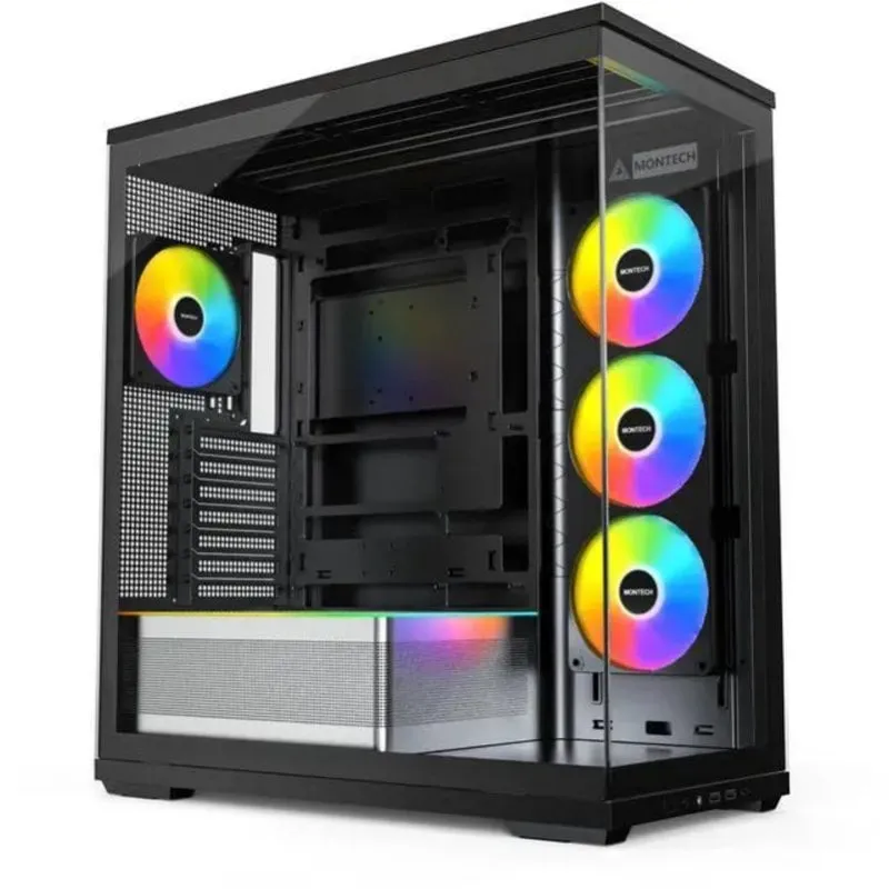 Case PC Montech TG3 Panoramico ATX Mid-Tower ARGB RTX 5090 Back-Connect