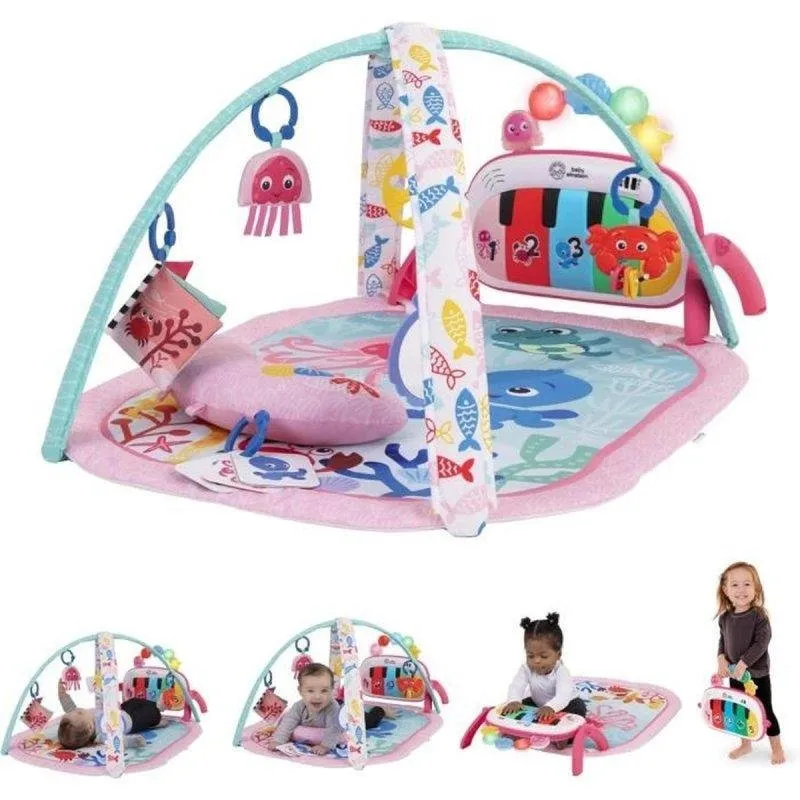 Baby Einstein Kickin' Tunes Tappeto Musicale 4 in 1 con Piano Magic Touch