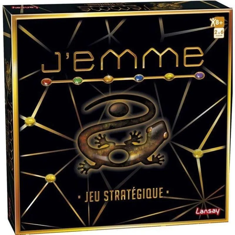 Gioco da Tavolo Strategico Familiare Lansay J'emme Gemme Multicolori 2-6 Giocatori