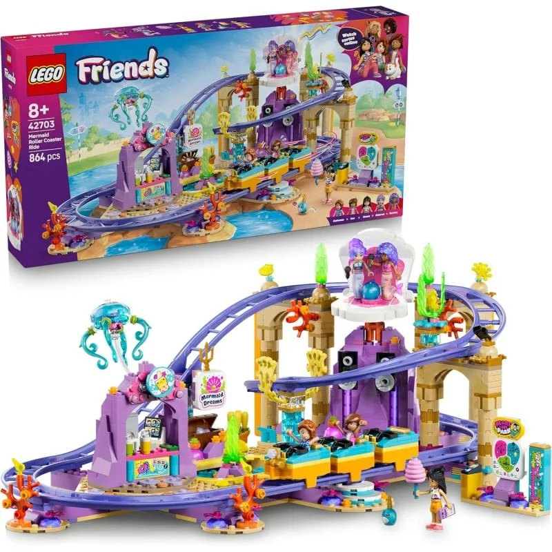 LEGO Friends Montagna Russa Delle Sirene 42703 864 pezzi