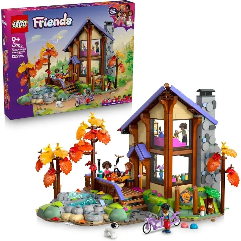 LEGO Friends Cozy Cabin In The Forest 42705 1229 pezzi
