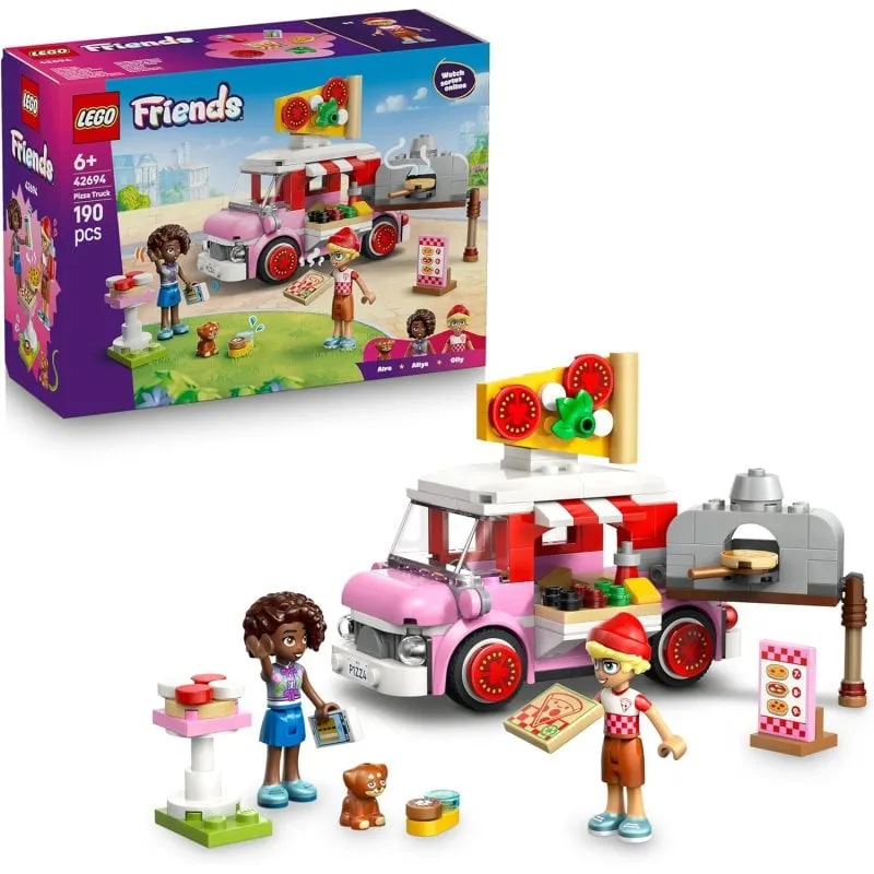 LEGO Friends Camioncino della Pizza con Olly e Aliya 42694 190 pezzi