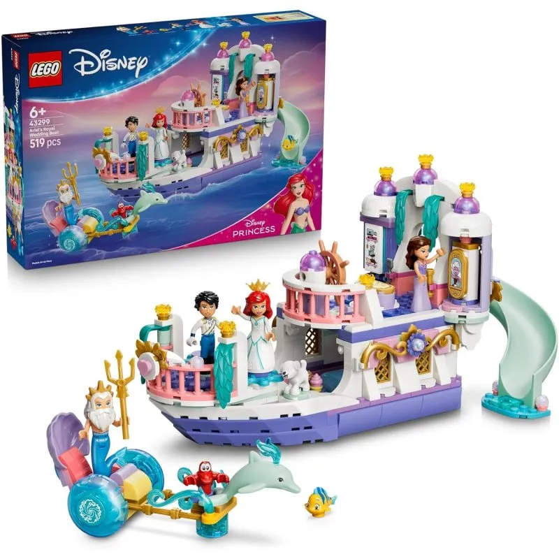 LEGO Disney Princess Bateau De Boda De Ariel 43299 519 pezzi