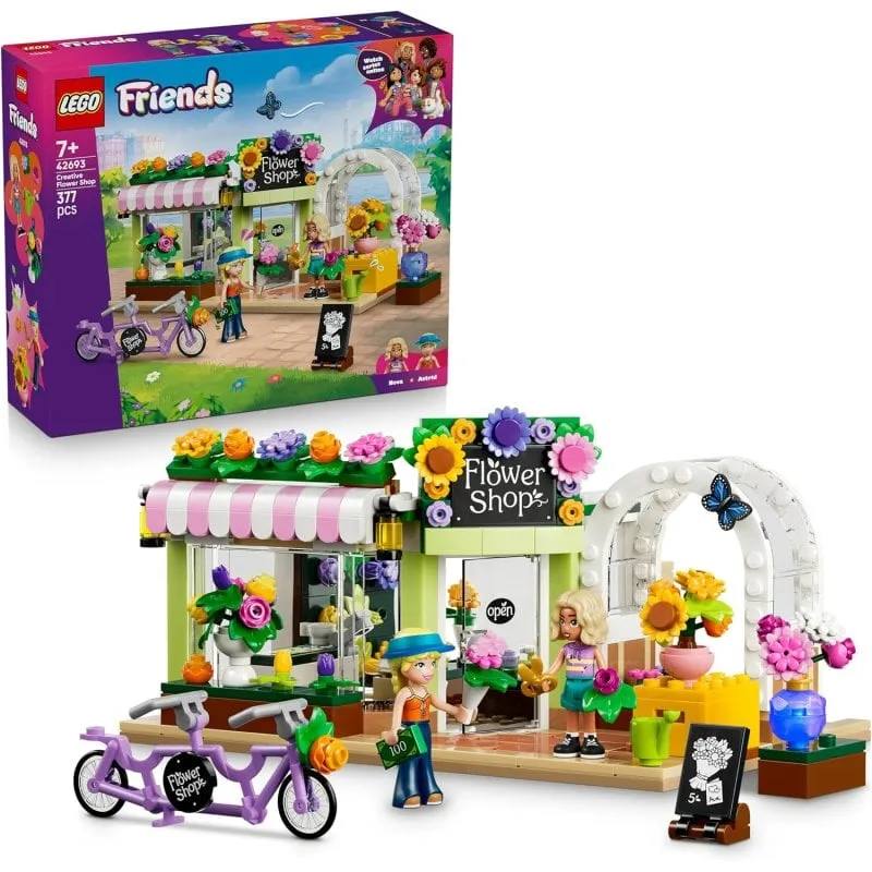 LEGO Friends Creative Flower Shop 42693 377 pezzi