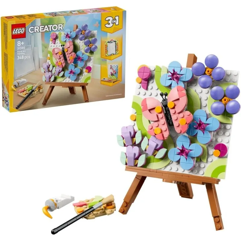 LEGO Creator 3 In 1 Floral Art Tableau 31390 348 pezzi