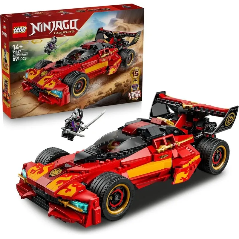 LEGO Ninjago Ninja X-1 Charger 15° Anniversario 71867 691 pezzi