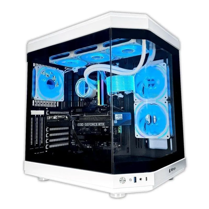 PC fisso Nitropc Boost Intel Core Ultra 7 270K Plus 32GB 2TB SSD RTX 5080 Windows 11 Pro Bianco