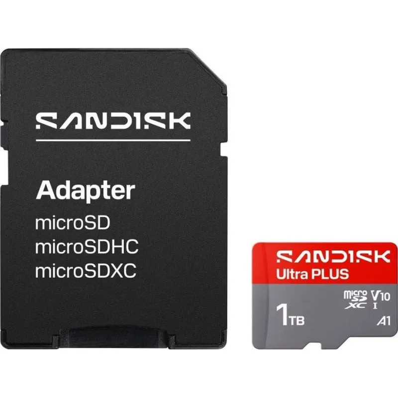Scheda microSDXC SanDisk Ultra Plus 1TB UHS-I Classe 10 A1 V10