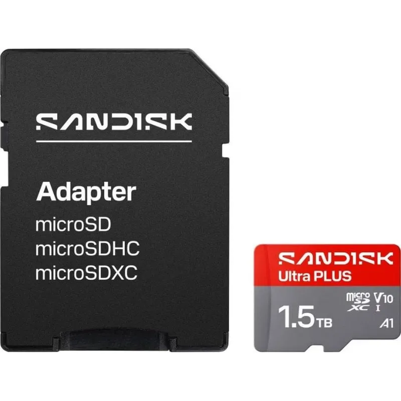 Scheda microSDXC SanDisk Ultra Plus 1500 GB UHS-I Classe 10 A1