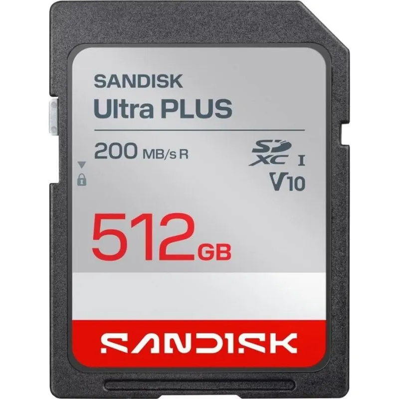 Scheda di memoria Sandisk SDSDUBQ-512G-GN6IN 512 GB UHS-I 200 MB/s resistente
