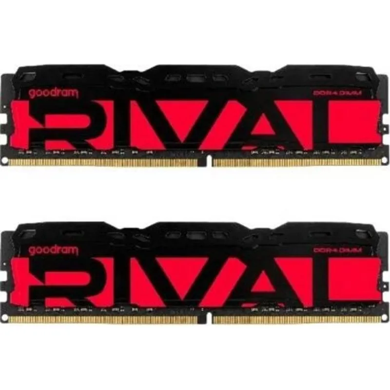 Memoria RAM Goodram Rival Radiant 16GB 2x8GB DDR4 3200MHz CL16 Rossa