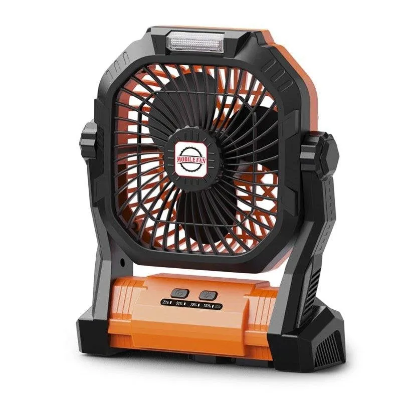 Ventilatore Portatile Dam Electronics P50 15W 4 Velocità LED 8 Luci Powerbank 7800mAh