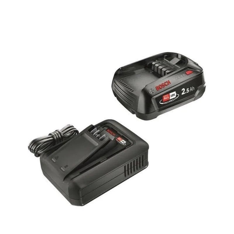 Pack batteria Bosch 18V 2,5Ah Li-ion e caricatore AL 18V-44