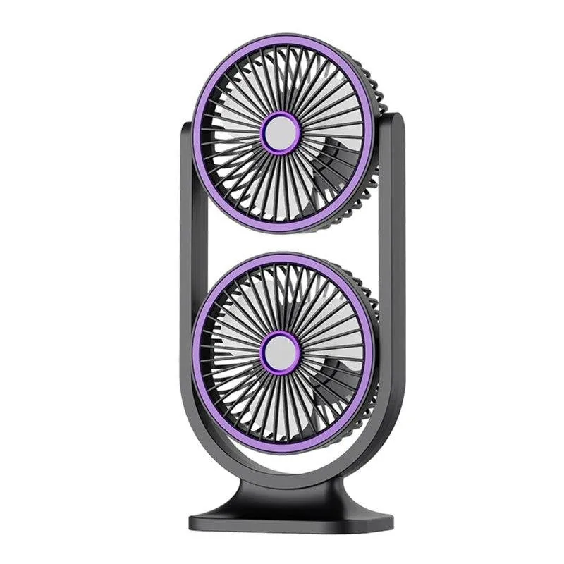 Ventilatore da Tavolo Dam Electronics Doppio 5 Velocità 3 Intensità Luce Grigio