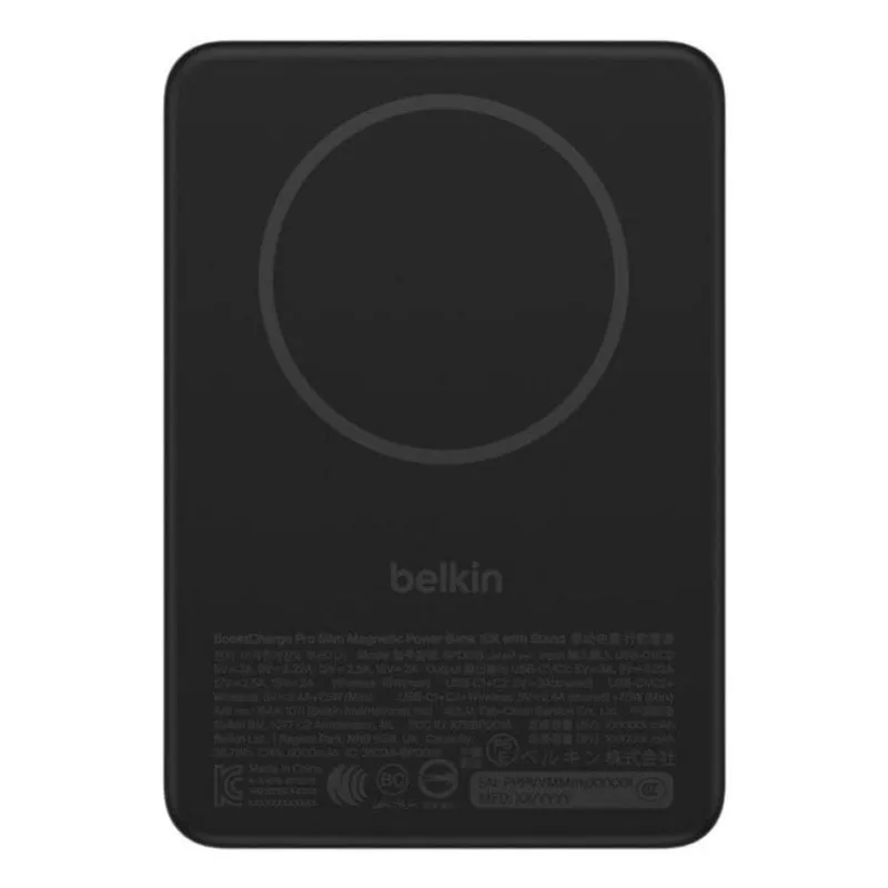 Powerbank Belkin BPD016HQBK 5000 mAh MagSafe Qi2 20 W Nero