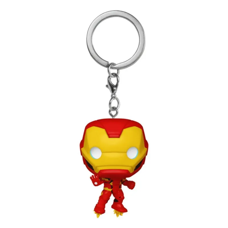 Portachiavi Funko Pop Iron Man multicolore vinile 102 mm