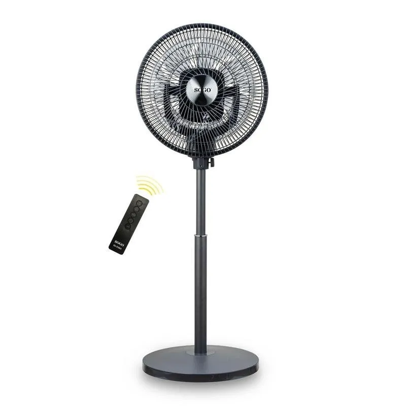 Ventilatore a Piantana Sogo VEN-SS-21360 65W 40cm 6 Velocità Oscillante con Telecomando Timer