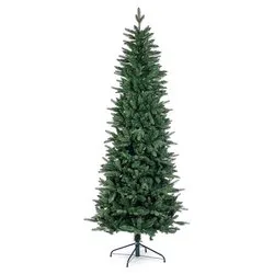 Albero Natale LOGAN Verde (Slim PVC e PE - H180 D76 cm) 0970079