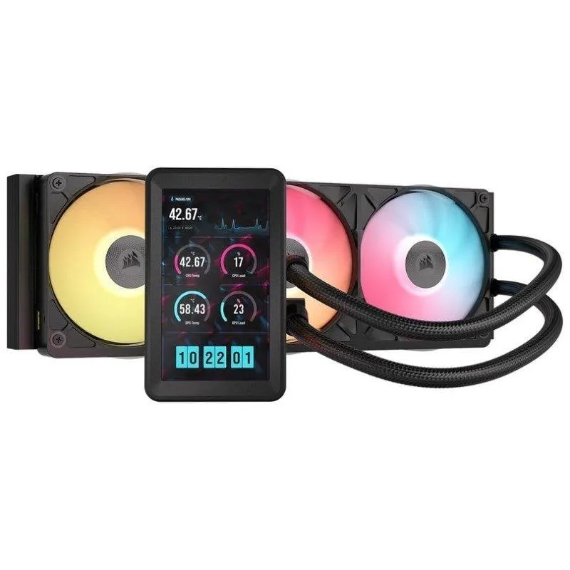 Refrigeración Líquida Corsair iCUE LINK TITAN II 360 RX LCD 360mm 1 Ventola LCD RGB