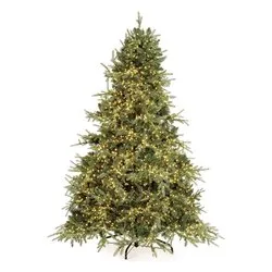 Albero Natale addobbato RITTER Verde (PVC e PE - H180 D142 cm) 4400 luci - LED 0982649