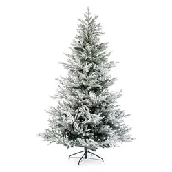 Albero Natale DENALI Verde innevato (PVC e PE - H240 D160 cm) 0970003