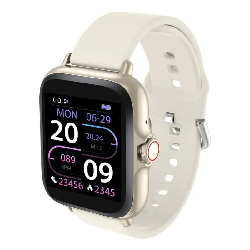 DENVER SWC-156BEMK2 Bluetooth 1,44" Beige Taglia Unica Cardiofrequenzimetro Monitor Sonno