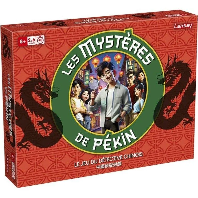 Gioco da tavolo Lansay Les Mystères De Pékin 50 enigmi 2-6 giocatori