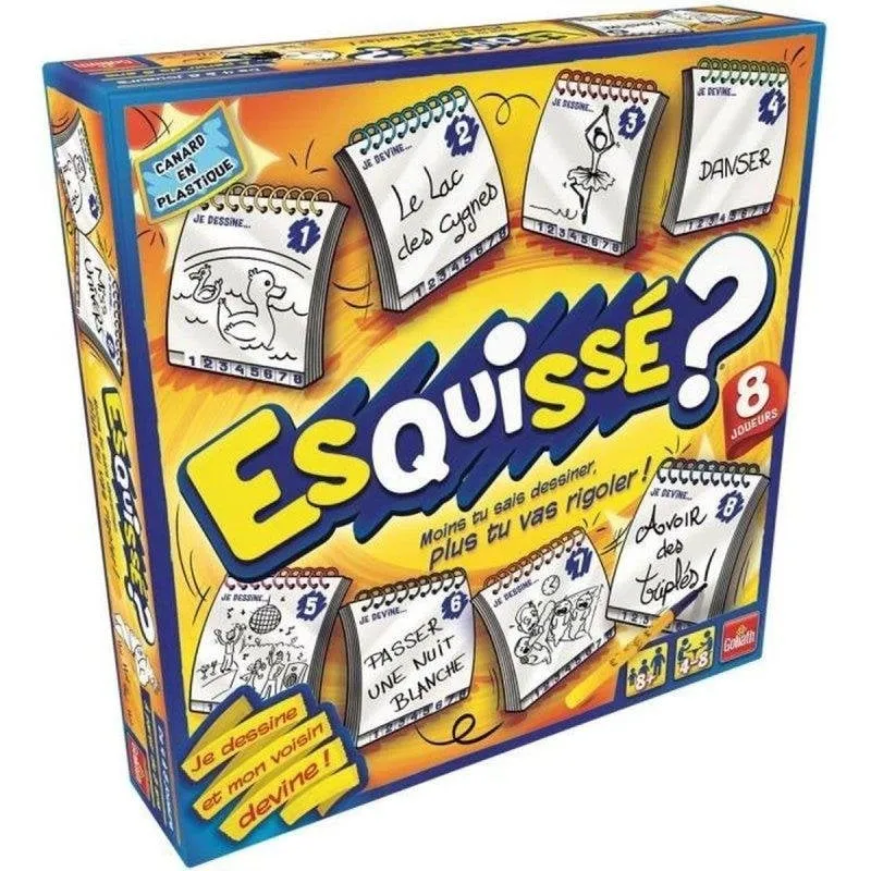 Gioco da Tavolo Goliath Esquissé – Gioco di Disegno e Indovinelli per 3 a 8 Giocatori