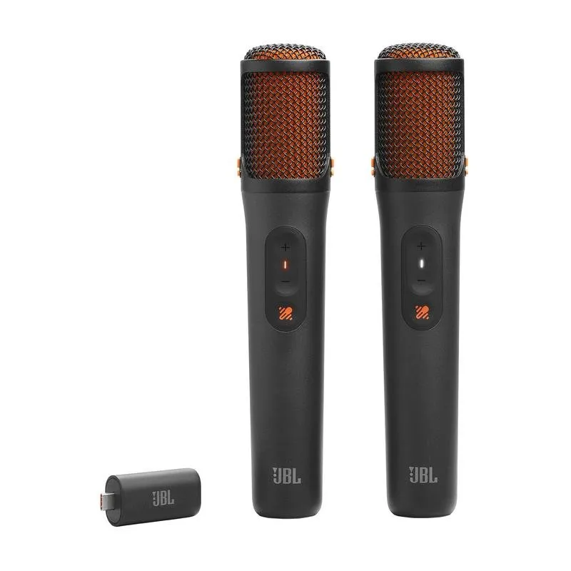 Microfono JBL EasySing Mics wireless con batteria integrata e controllo a pulsanti