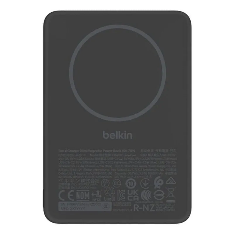 Power bank Belkin BPD017HQBK 5000 mAh MagSafe wireless 7,5 W nero