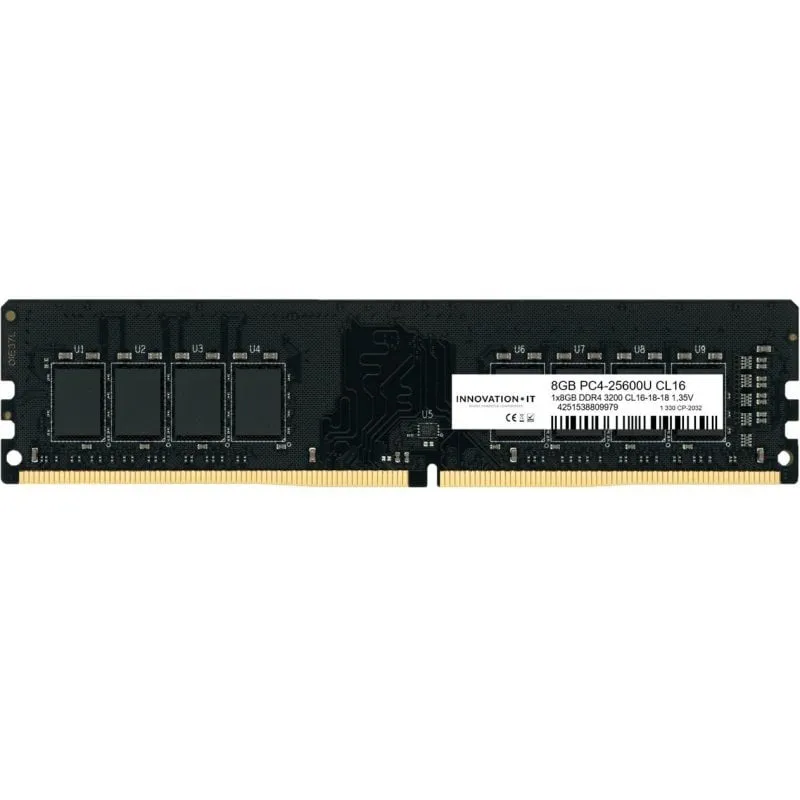 Memoria RAM Innovation IT 3200 8GB 1x8GB DDR4 CL16 288-pin DIMM 1,35V LD 8-Chip