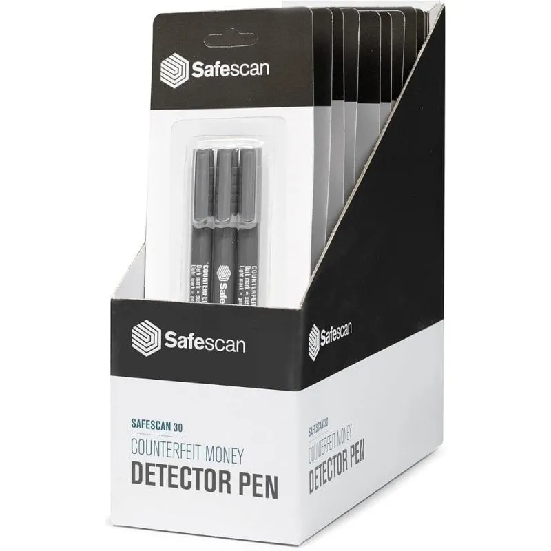 Rilevatore banconote false Safescan 30 Multivaluta Nero