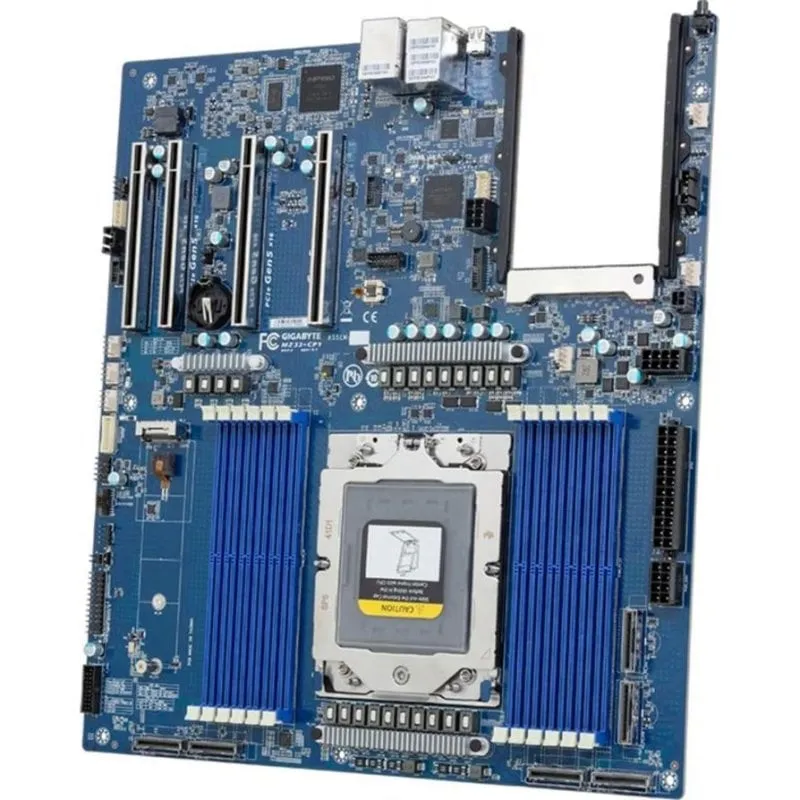 Scheda Madre Gigabyte MZ33-CP1 Intel SP5 DDR5 E-ATX PCIe 5.0 USB-A 3.2 Gen1