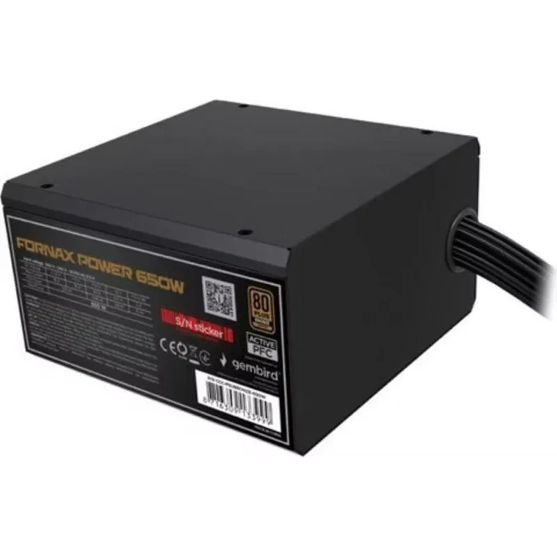 Alimentatore Gembird 2170949161 750W Certificazione 80+ Bronze ATX