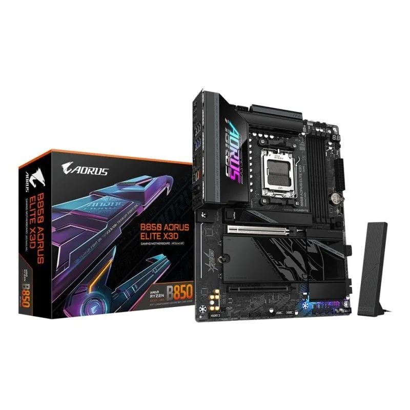 Schede Madri GIGABYTE B850 AORUS ELITE X3D AMD B850 Socket AM5 DDR5 ATX WiFi 7 RGB