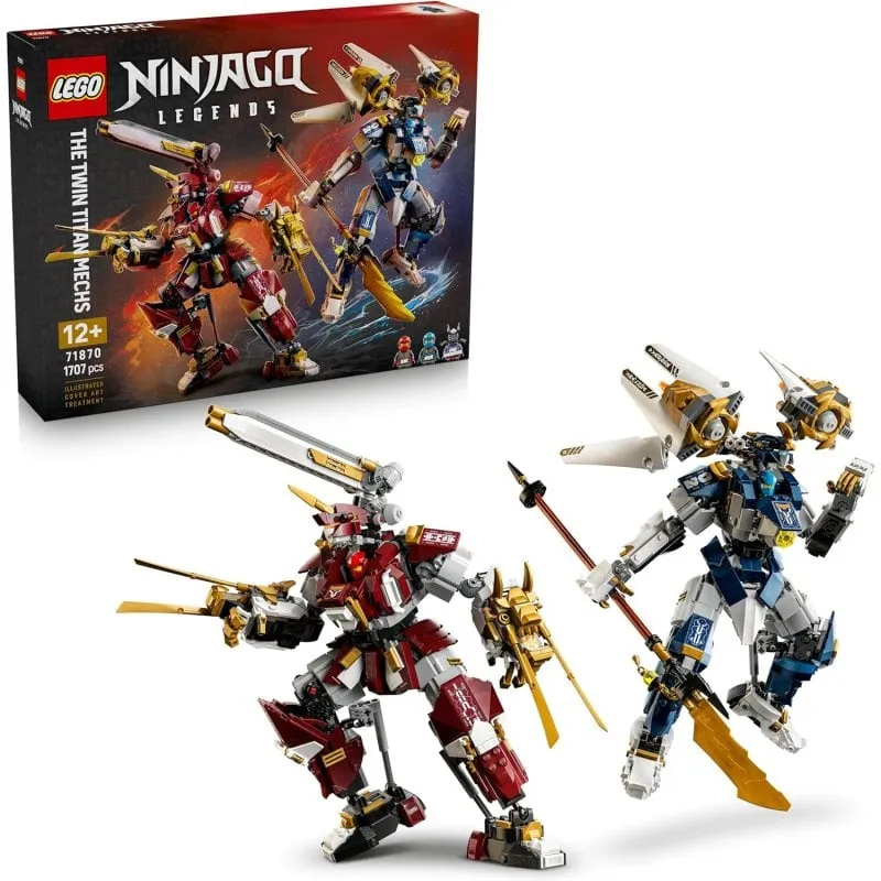 LEGO Ninjago Legends Twin Titan Mechs 71870 1707 pezzi