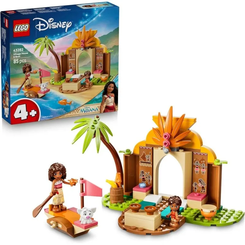 LEGO Disney Vaiana 2 Casa Del Pueblo Y Canoe 43282 85 pezzi
