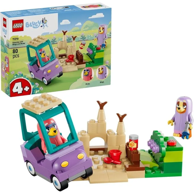 LEGO Bluey Las Abuelas Con Bingo Y Bluey 11216 80 pezzi