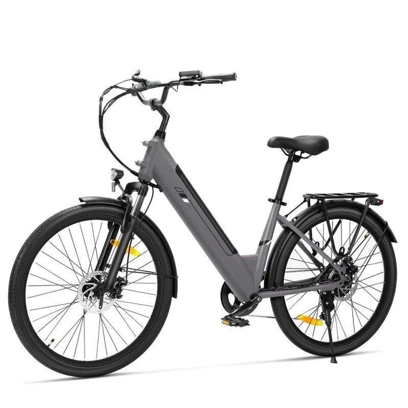 E-bike urbana passo basso Touroll J2 ST 250W 45Nm 100km 7v Shimano grigio
