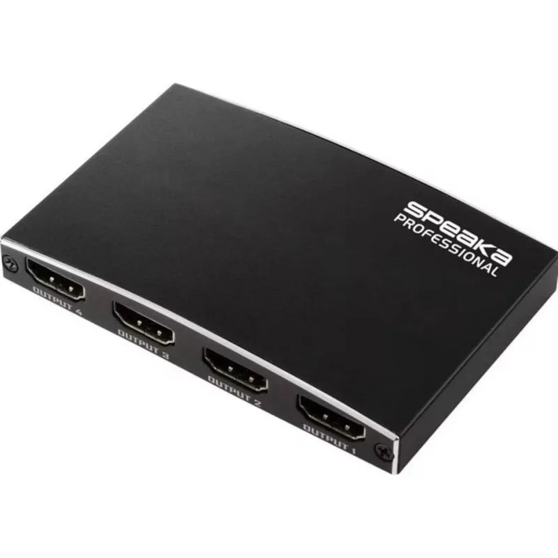 Splitter HDMI SpeaKa Professional 4K 1 ingresso 4 uscite USB-C