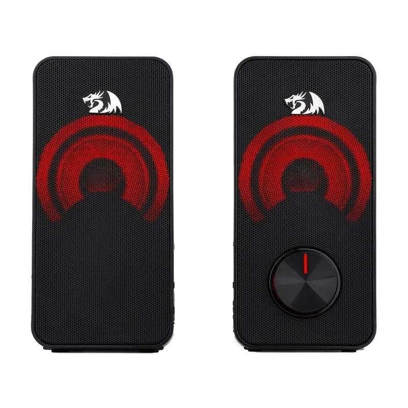 Altoparlanti Redragon Stentor 2.0 USB e jack 6W con illuminazione rossa