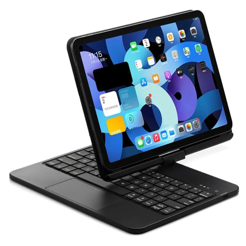 Custodia tablet Royal Bailey P11 tastiera Bluetooth iPad Air/Pro 11 Nero