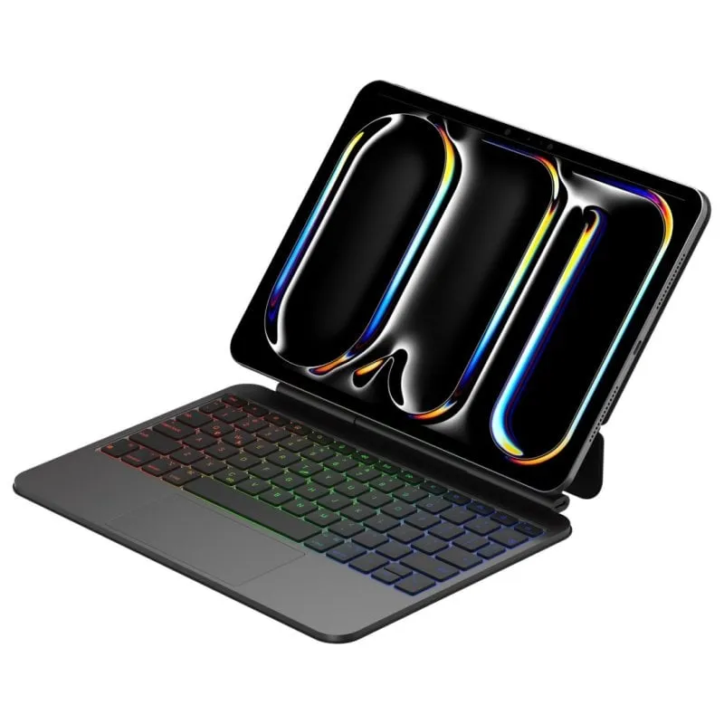 Custodia per Tablet Royal Bailey E11 Tastiera Bluetooth iPad Pro 11 Nero