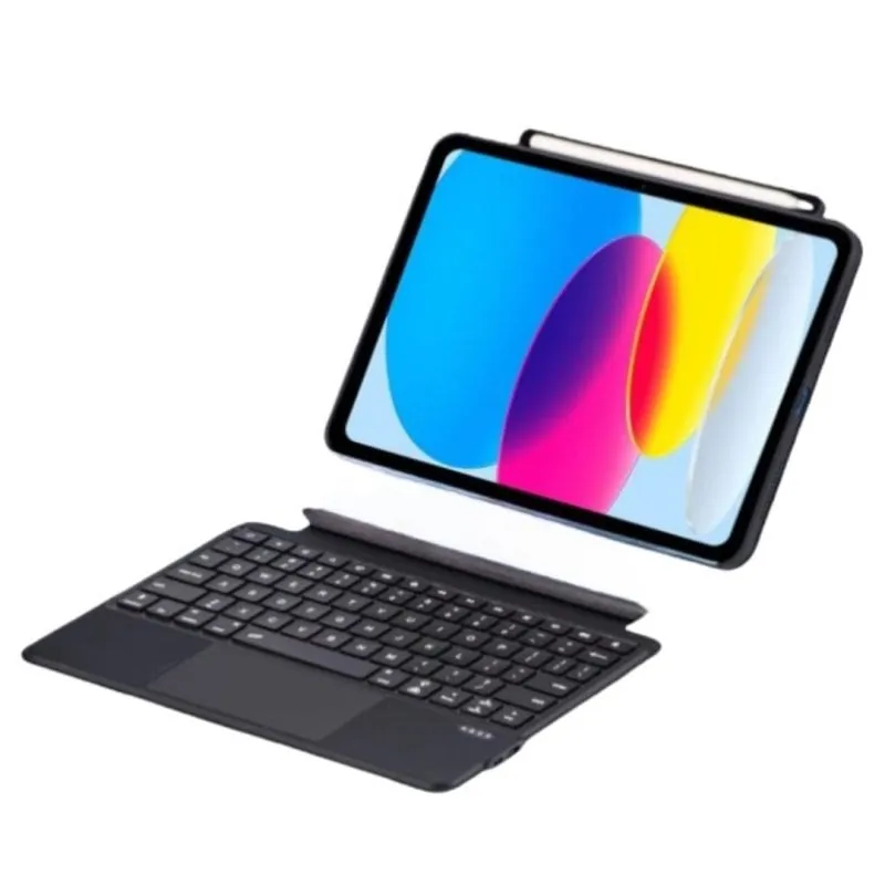 Custodia per Tablet Royal Bailey U8-10th Tastiera Bluetooth iPad 10.9 Nero
