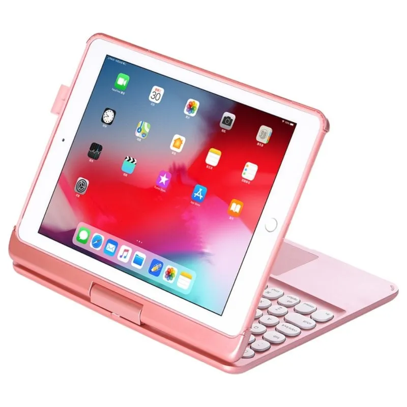 Custodia per tablet Royal Bailey Q5 con tastiera Bluetooth iPad 9.7" Rosa