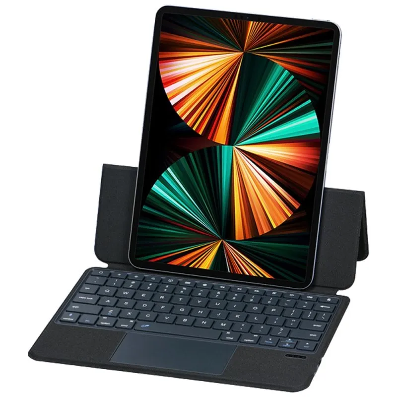 Custodia Royal Bailey J3129 Bluetooth Tastiera iPad Air 13 iPad Pro 12.9 Nero