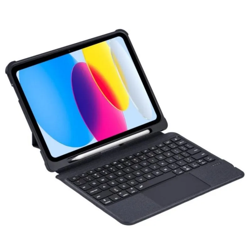 Custodia per Tablet Royal Bailey T5207D Bluetooth Tastiera iPad Air/Pro Nero